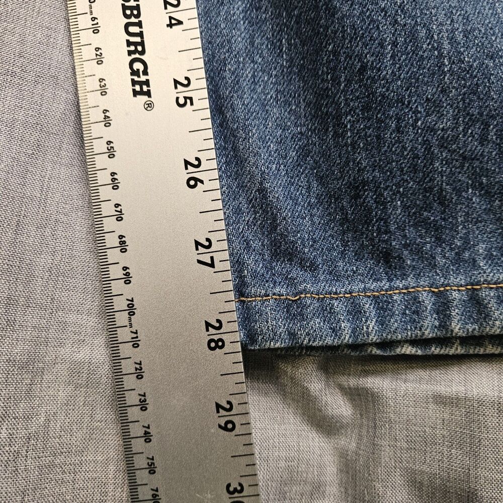 Y2K Levi's 550 Relaxed Fit Jeans Womens 14M Blue Denim High Rise Tapered Leg 28" - Picture 6 of 13
